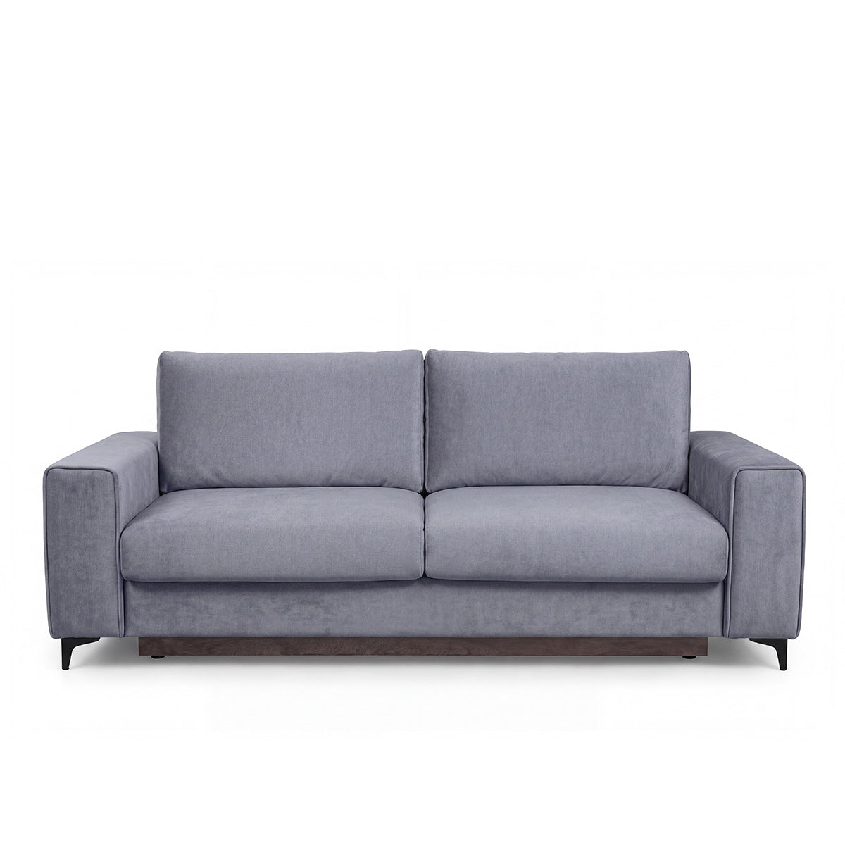Canapé droit convertible - 3 places - Velours - FIESOLE