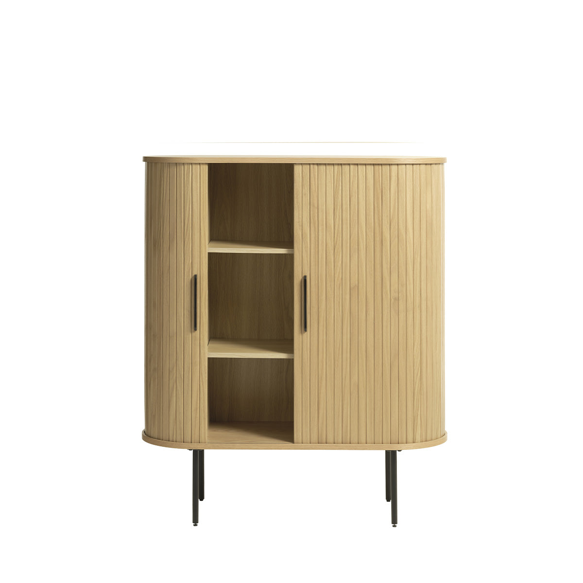 Buffet haut 2 portes - Bois - ALBA
