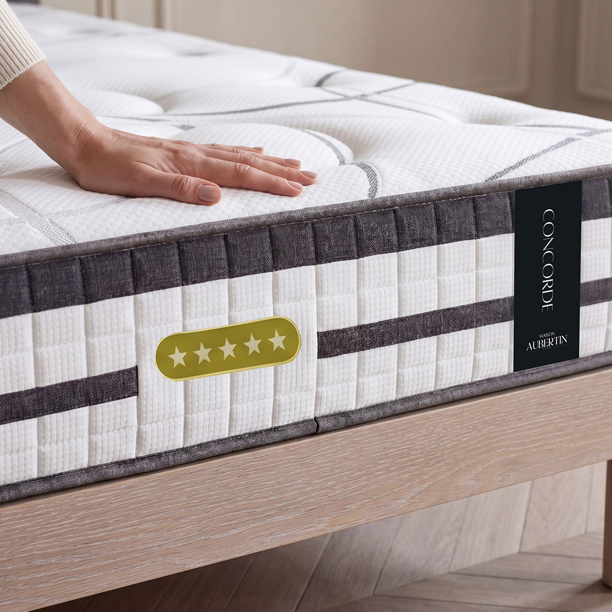 Ensemble Matelas CONCORDE et Sommier SÉLÉNA