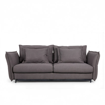Canapé droit convertible - 3 places - Tissu - VERDURO