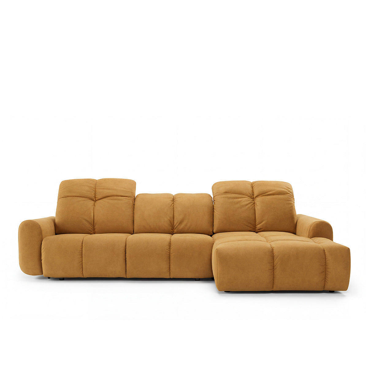 Canapé d'angle convertible - 4 places - Tissu - ANACAPRI