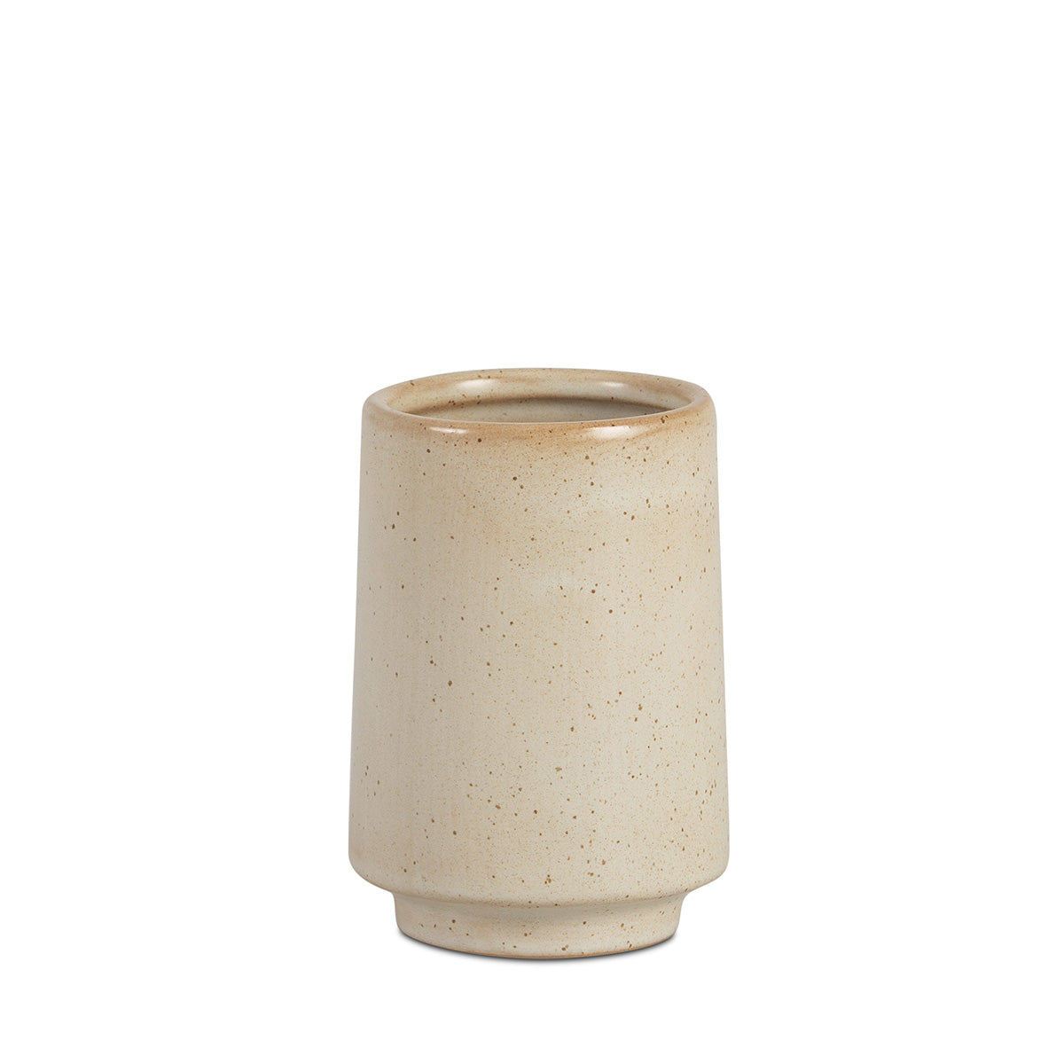 Pot brosse à dents - Céramique beige - ARMONIA