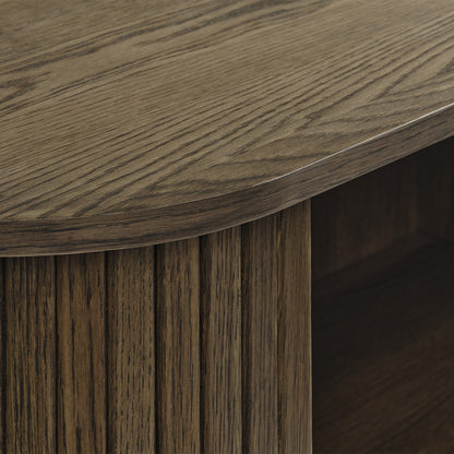 Buffet haut 2 portes - Bois - ALBA