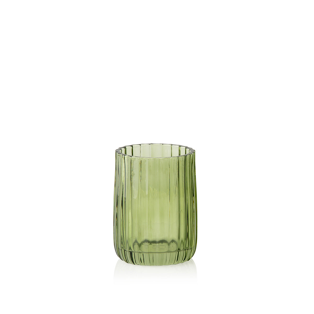 Pot brosse à dents - Verre vert - LIMO