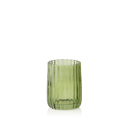 Pot brosse à dents - Verre vert - LIMO