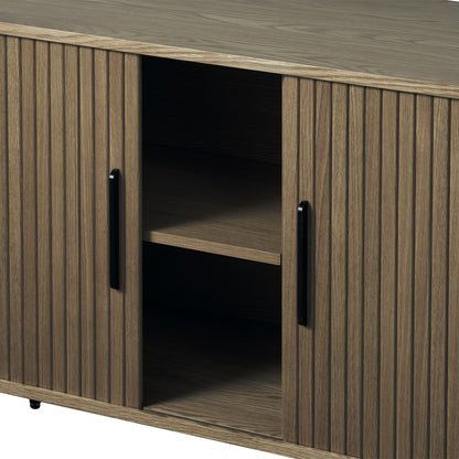 Buffet 180 cm 2 portes - Bois - ALBA