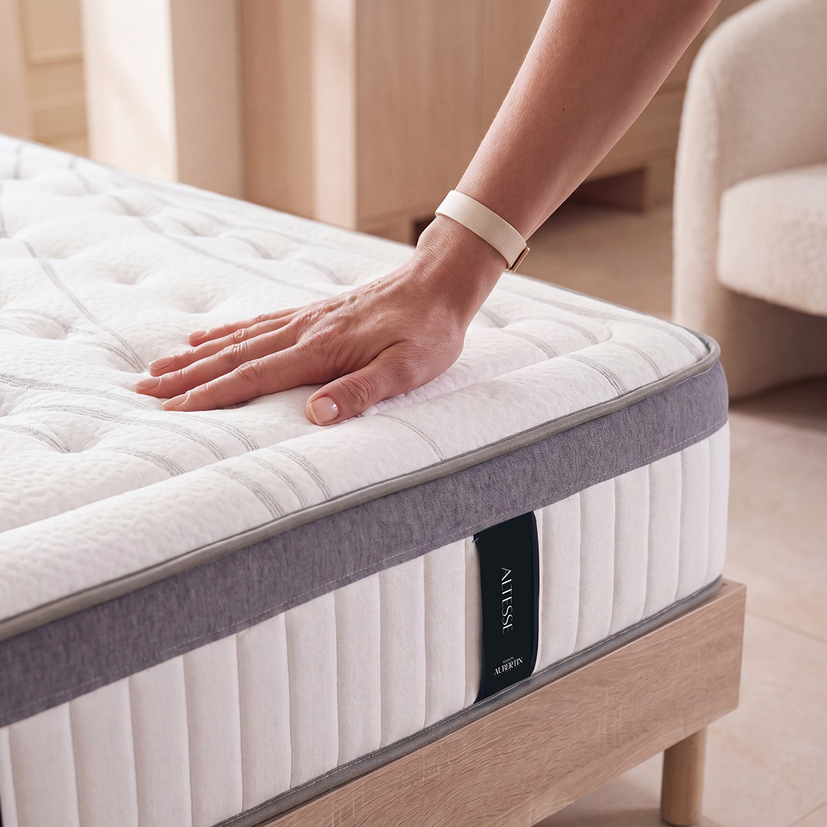 Ensemble Matelas ALTESSE et Sommier SÉLÉNA