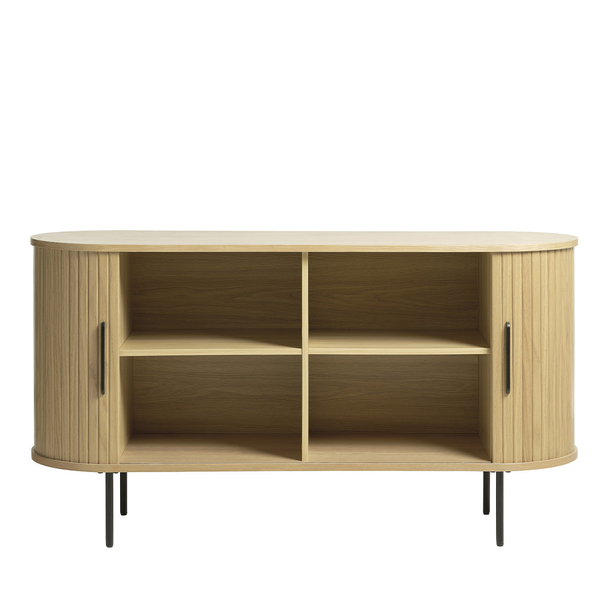 Buffet 140 cm 2 portes - Bois - ALBA