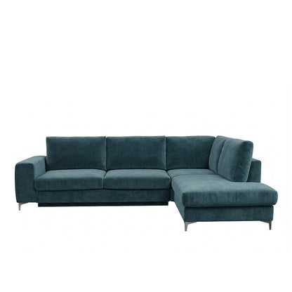 Canapé d'angle convertible - 4 places - Velours - FIESOLE