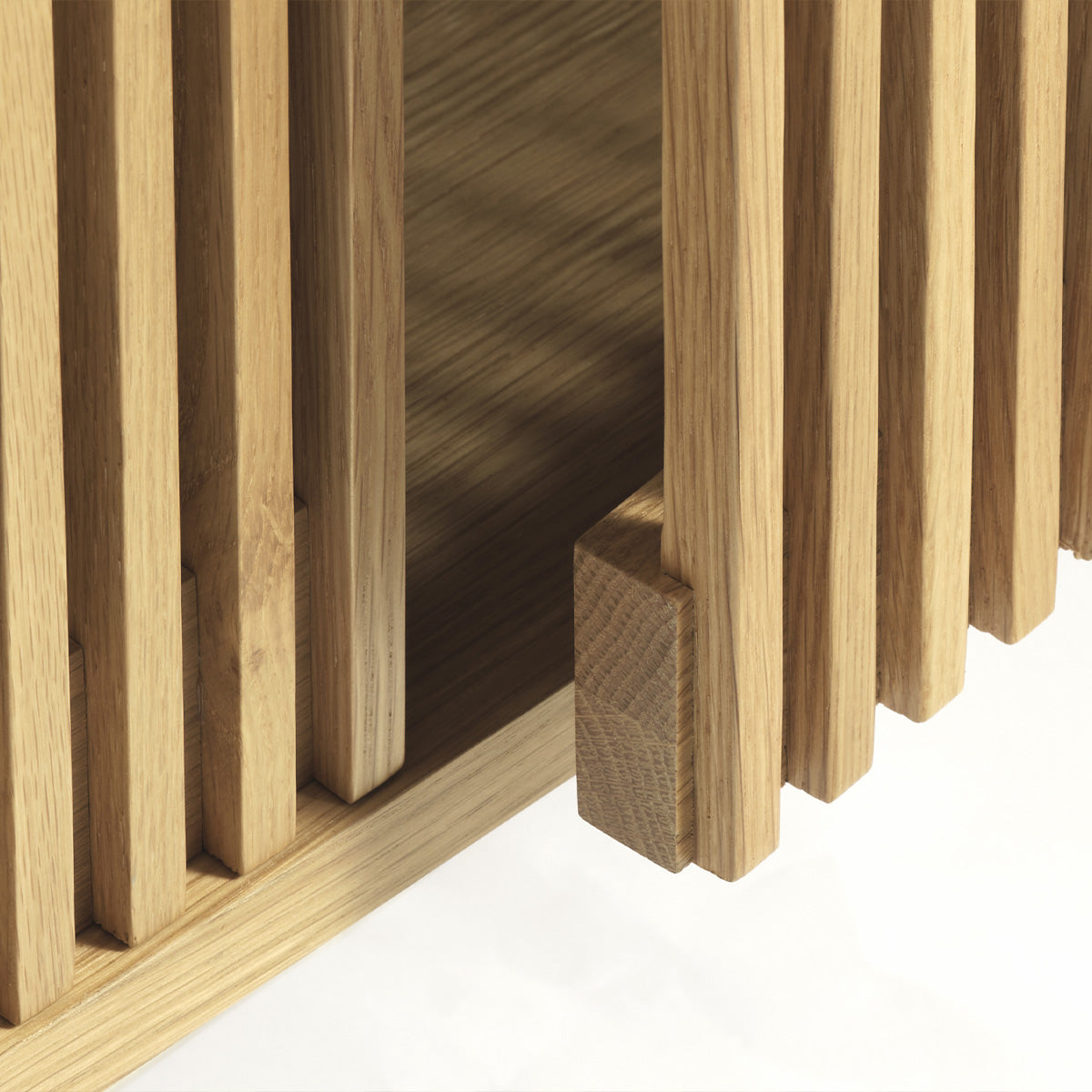 Meuble TV 143 cm 2 portes - Bois - PISA