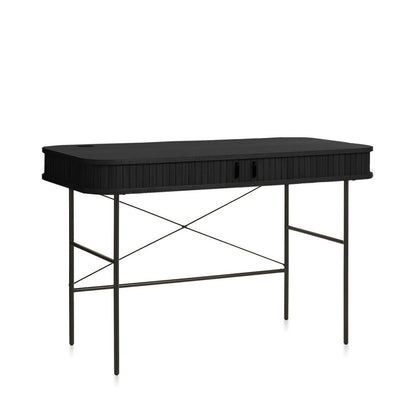 Bureau 120 cm 2 portes - Bois - ALBA