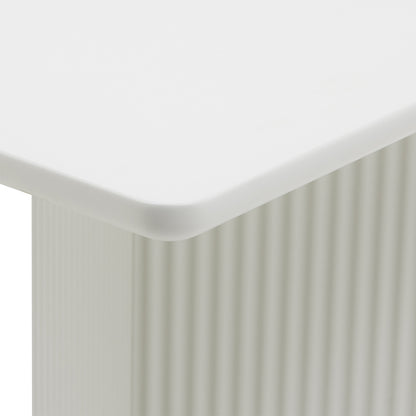 Table à manger 6 personnes 200 cm - Bois gris clair - MIRANO