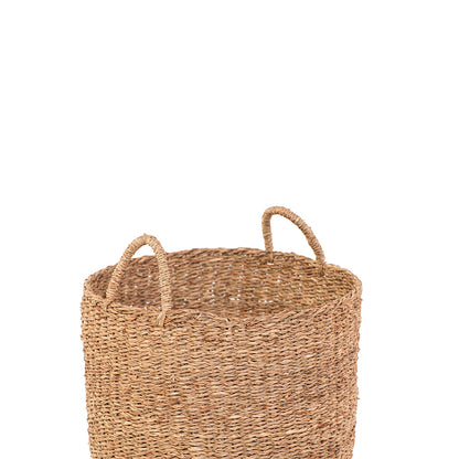 Panier jonc de mer naturel - NATURE