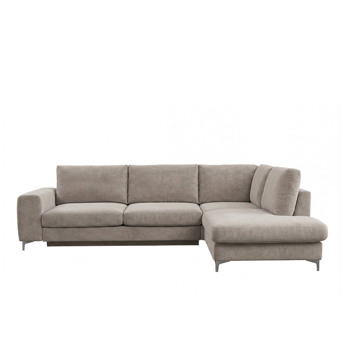 Canapé d'angle convertible - 4 places - Velours - FIESOLE