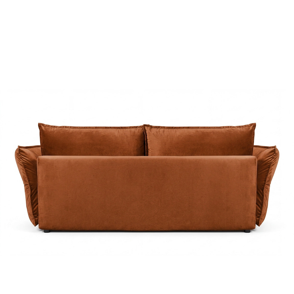Canapé droit convertible - 3 places - Velours - VERDURO
