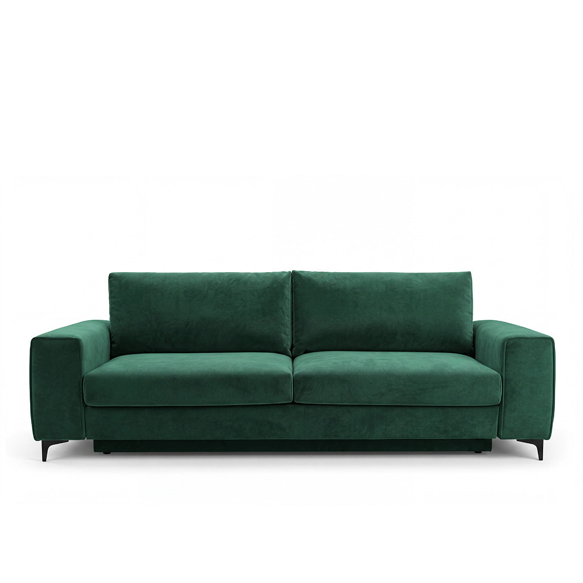 Canapé droit convertible - 3 places - Velours - FIESOLE