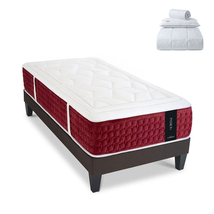 Prêt-à-dormir PASSION avec Sommier AURORE et Accessoires