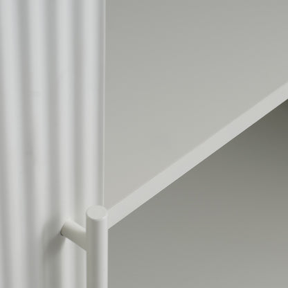 Buffet 160 cm 3 portes - Bois gris clair - MIRANO