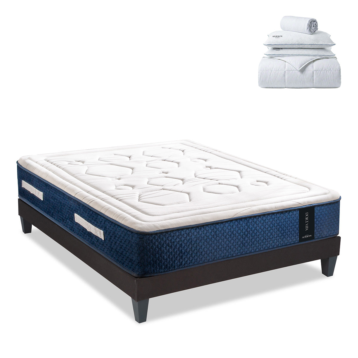 Prêt-à-dormir DOLCE VITA avec Sommier AURORE et Accessoires