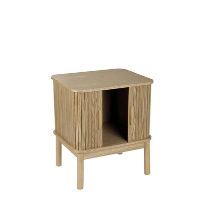 Table de nuit 2 portes - Bois clair - ENVIO