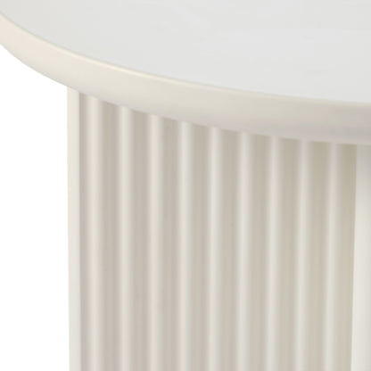 Table d'appoint ronde ø50 cm - Bois gris clair - MIRANO