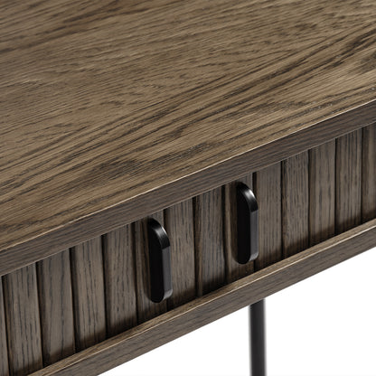 Bureau 120 cm 2 portes - Bois - ALBA