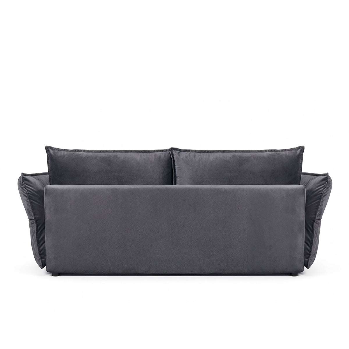 Canapé droit convertible - 3 places - Velours - VERDURO