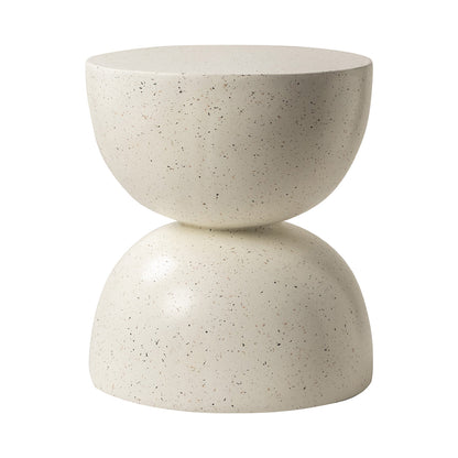 Table d'appoint sablier ø40cm - Effet terrazzo - TERRAZZO