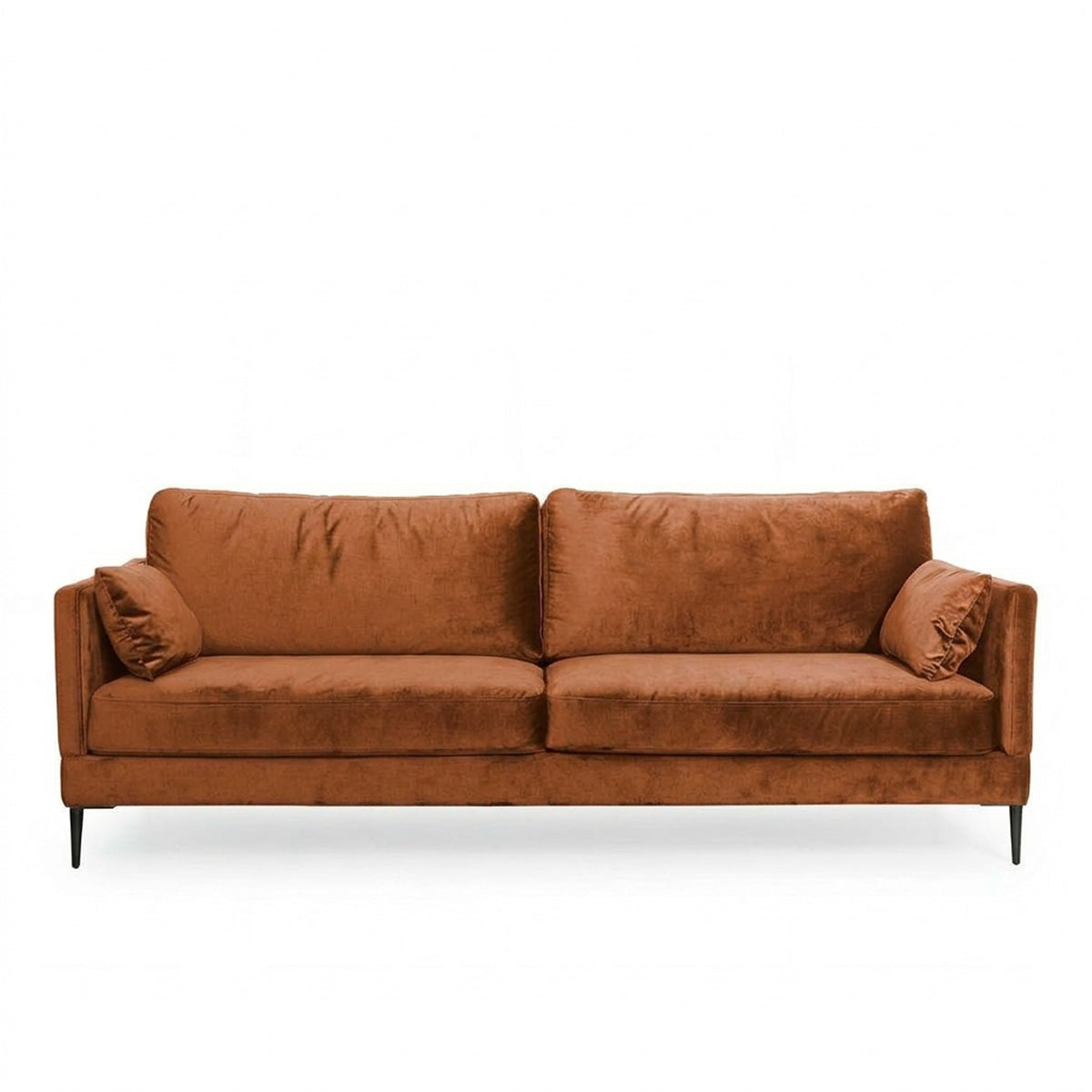 Canapé droit - 2 places - Velours - SPLENDIDO