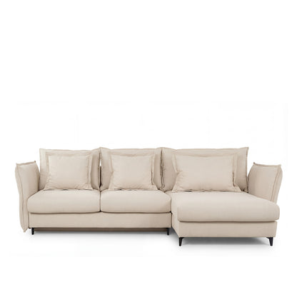 Canapé d'angle convertible - 3 places - Tissu - VERDURO