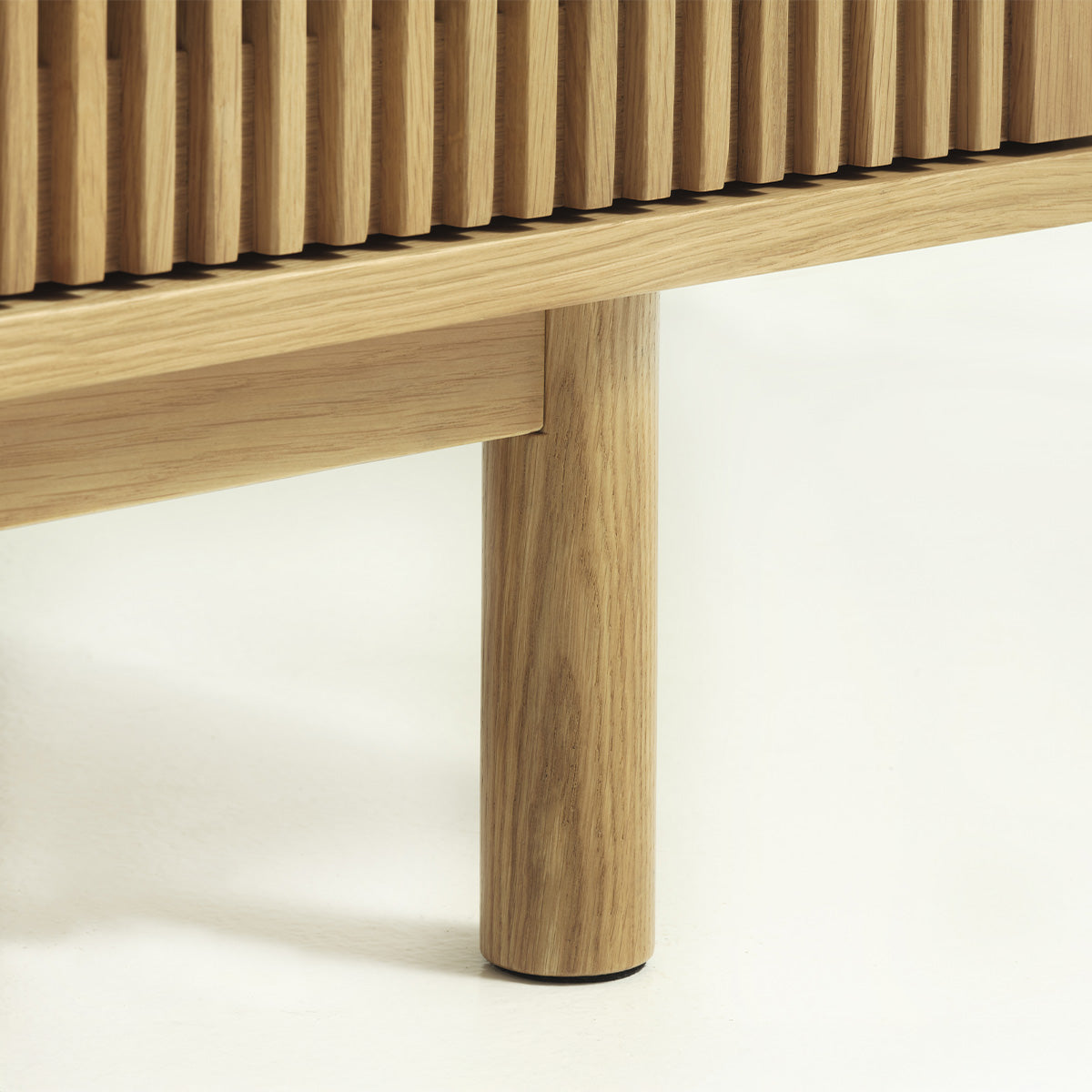 Meuble bas 143 cm 2 portes - Bois - PISA