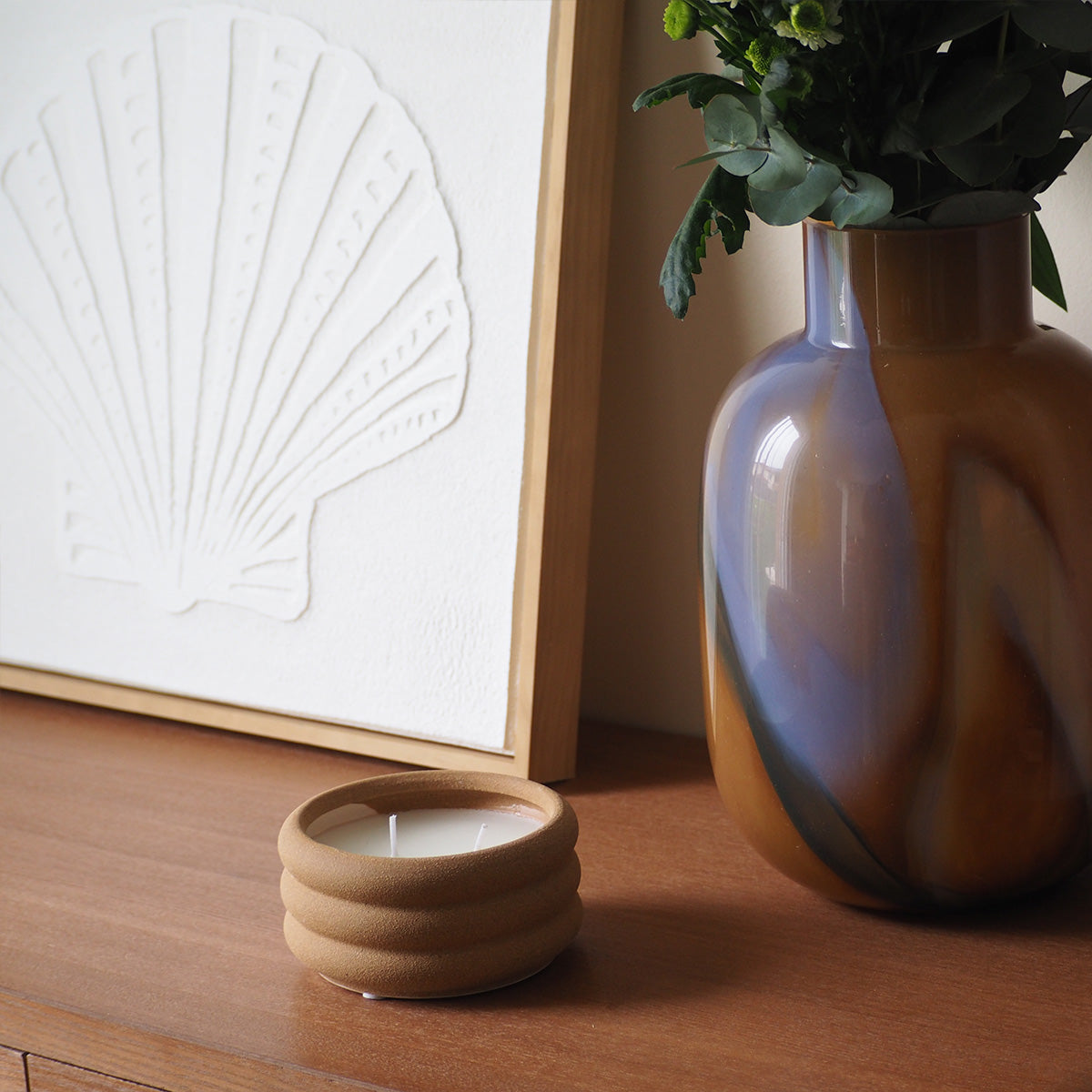 Bougie - Céramique terracotta - LIVIA