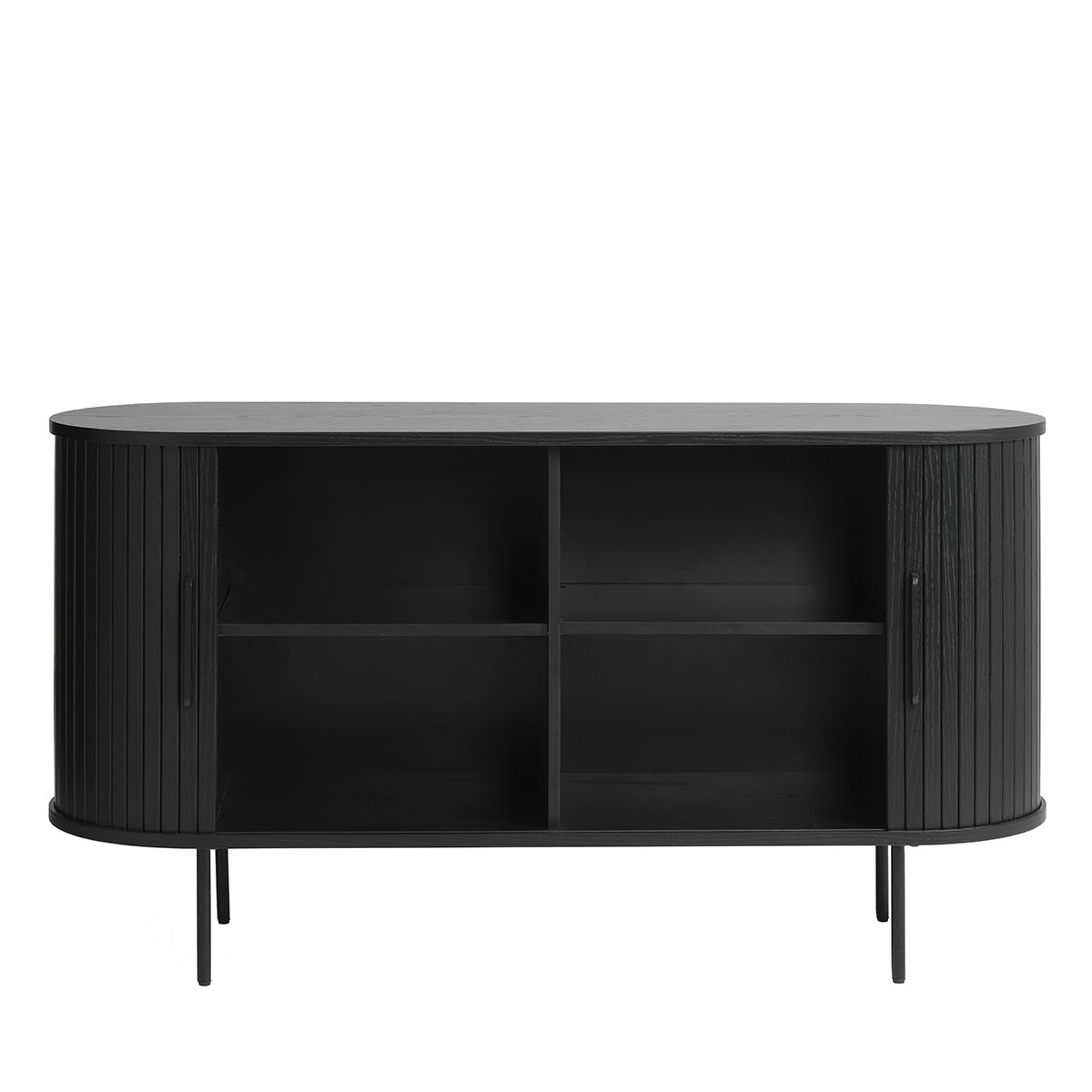 Buffet 140 cm 2 portes - Bois - ALBA