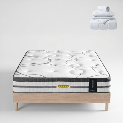 Prêt-à-dormir CONCORDE avec Sommier SÉLÉNA et Accessoires