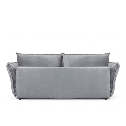 Canapé droit convertible - 3 places - Velours - VERDURO
