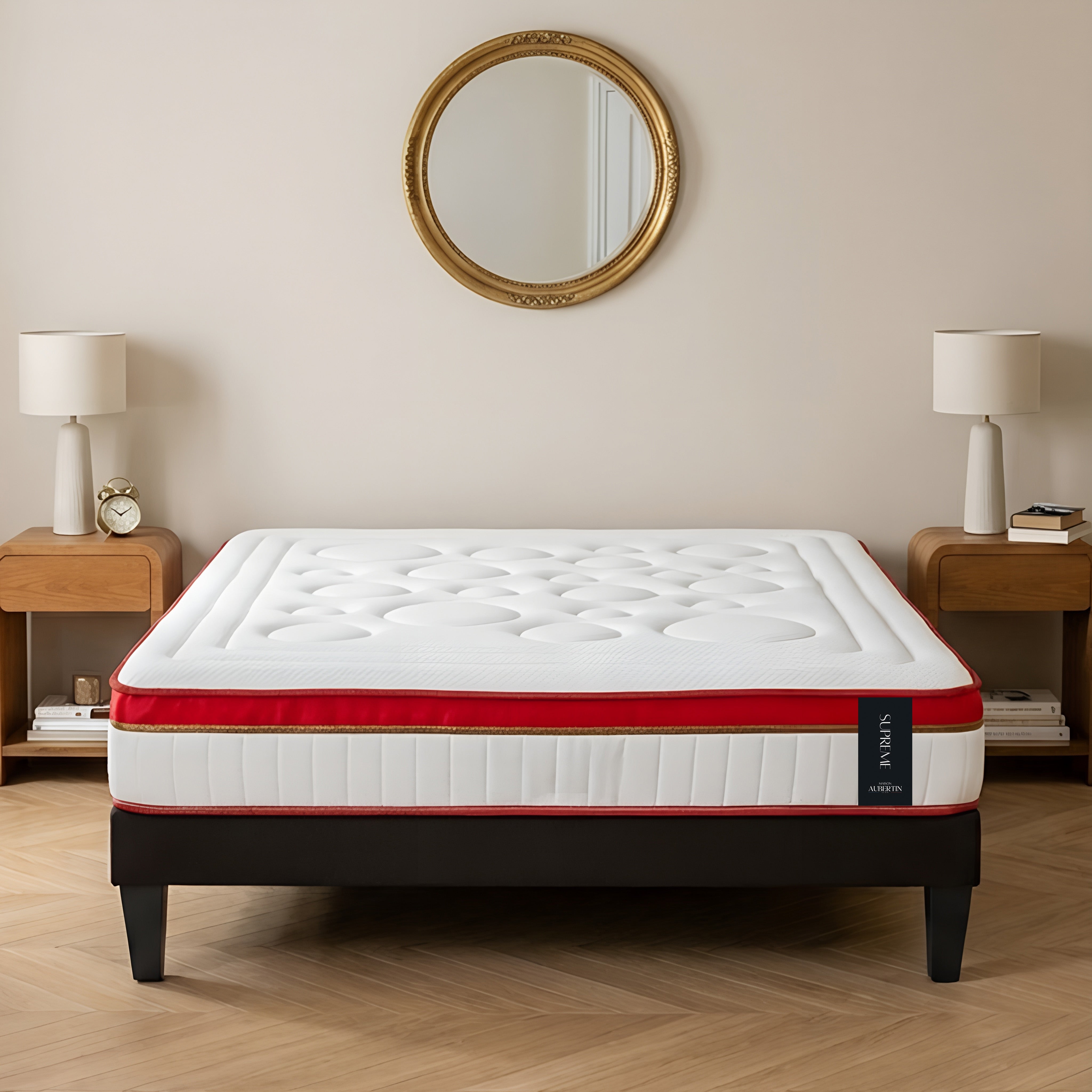 Matelas Mémoire SUPREME - 24 cm d'épaisseur - Accueil ferme, soutien ferme