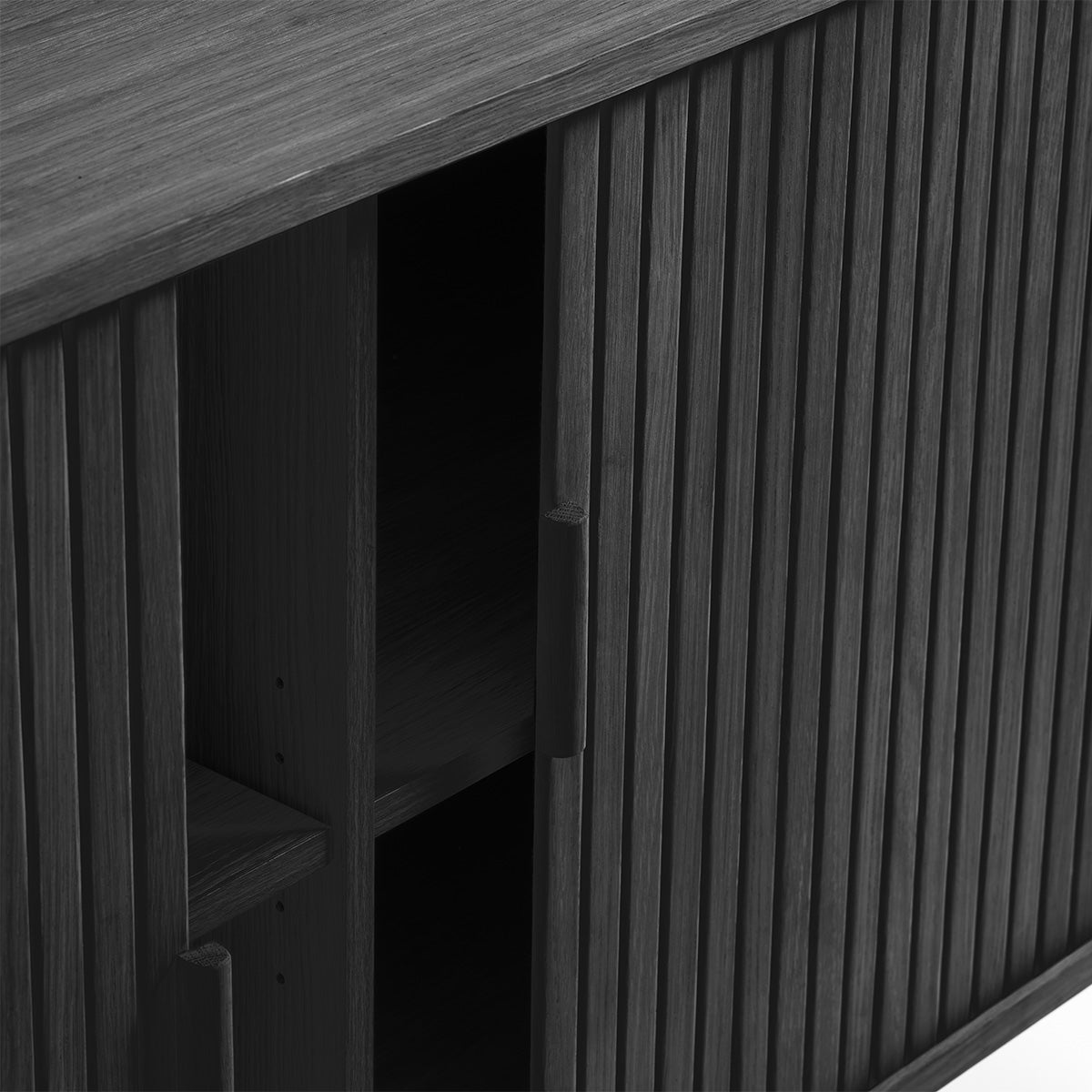 Buffet 160 cm 2 portes - Bois - OLBIA