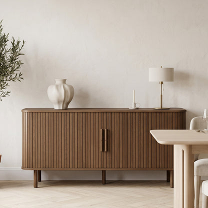 Buffet 160 cm 2 portes - Bois - OLBIA