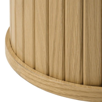 Table basse ronde ø90 cm - Bois - ALBA