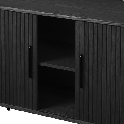 Buffet 180 cm 2 portes - Bois - ALBA