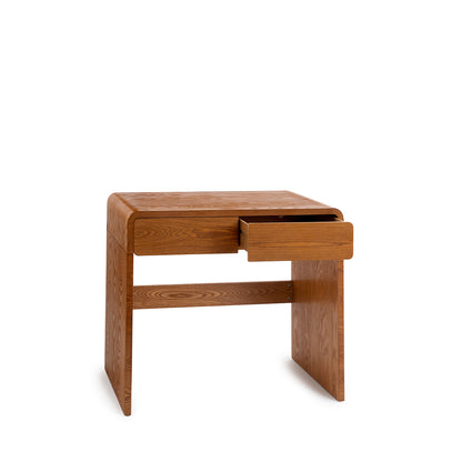 Console 90 cm 2 tiroirs - Bois foncé - BORGO