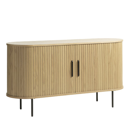 Buffet 140 cm 2 portes - Bois - ALBA