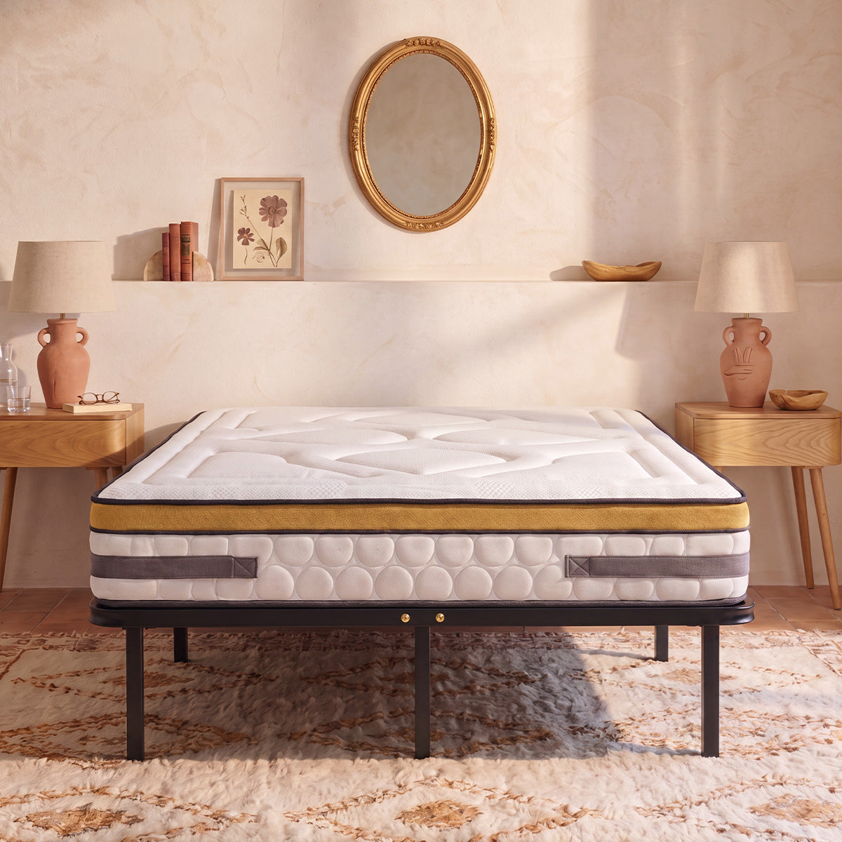 Ensemble Matelas AUBERTIN et Sommier CÉLESTE