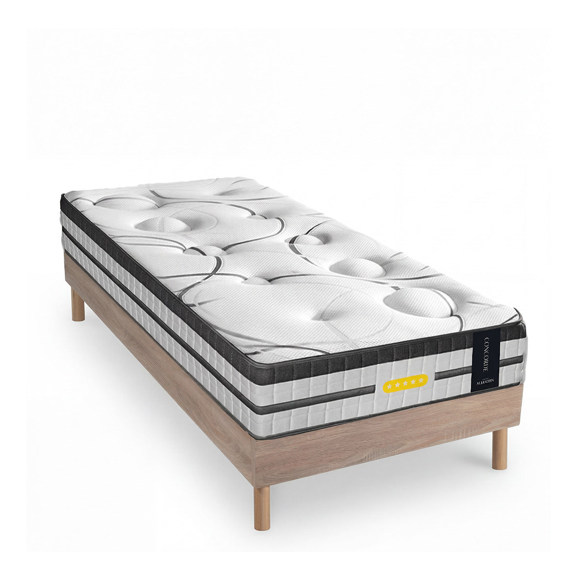 Ensemble Matelas CONCORDE et Sommier SÉLÉNA