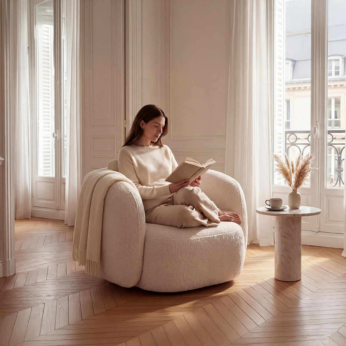 Fauteuil - Bouclette - LUNA
