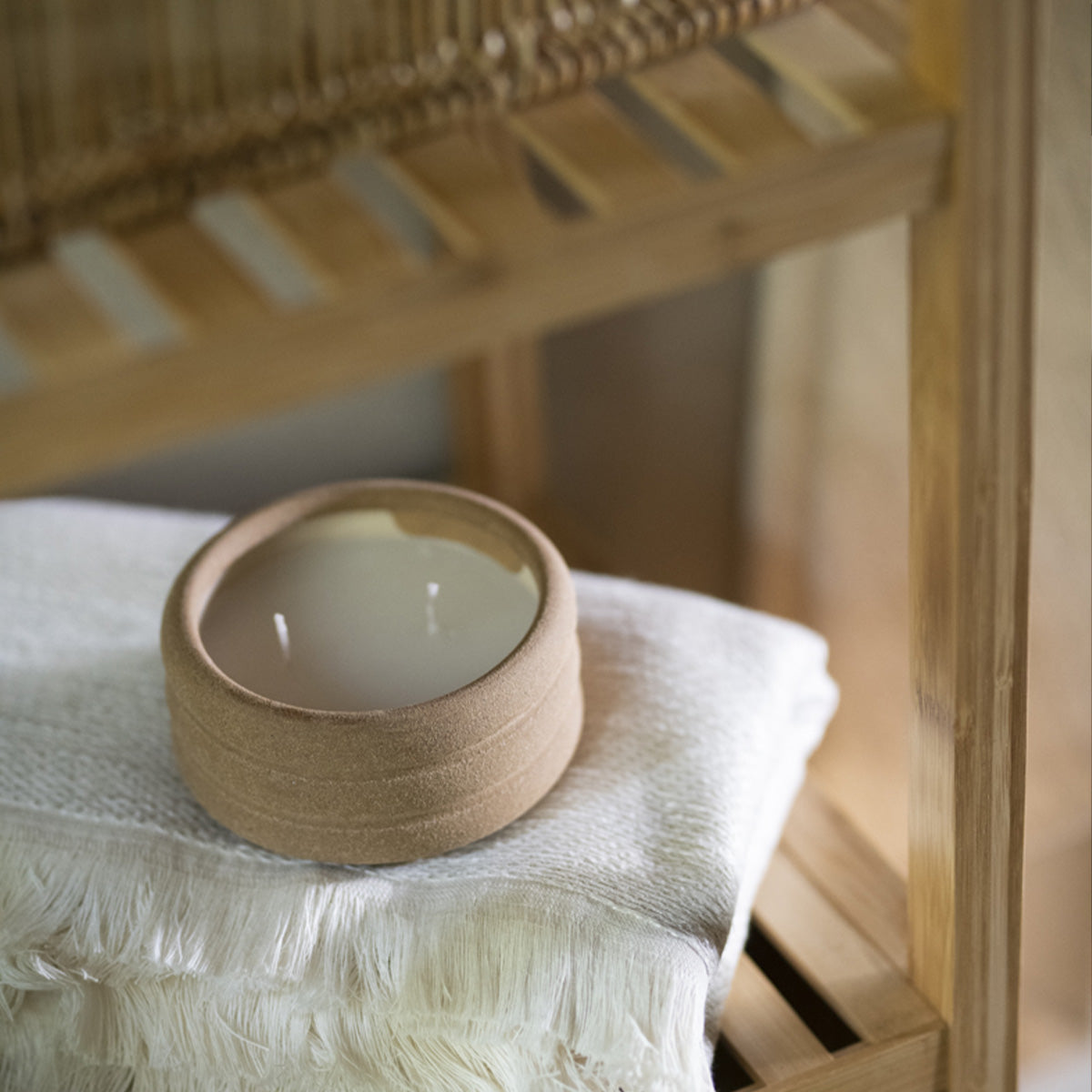 Bougie - Céramique terracotta - LIVIA
