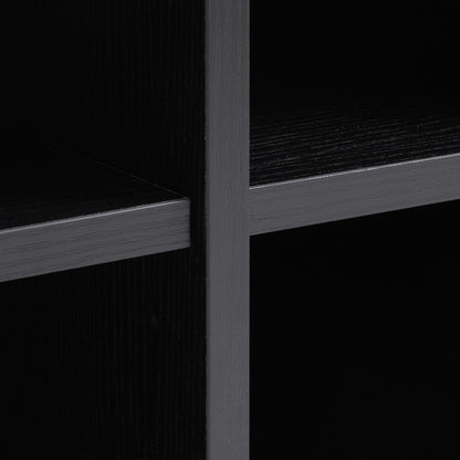 Meuble bas 180 cm 2 portes - Bois - ALBA