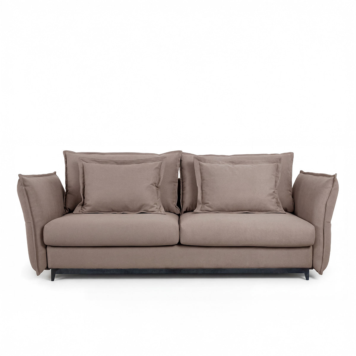 Canapé droit convertible - 3 places - Tissu - VERDURO