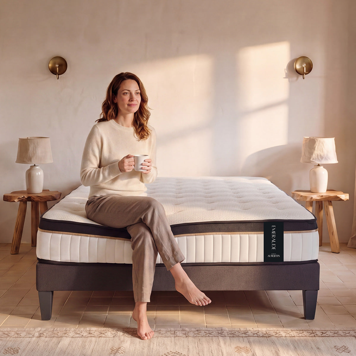 Ensemble Matelas EMERAUDE et Sommier AURORE
