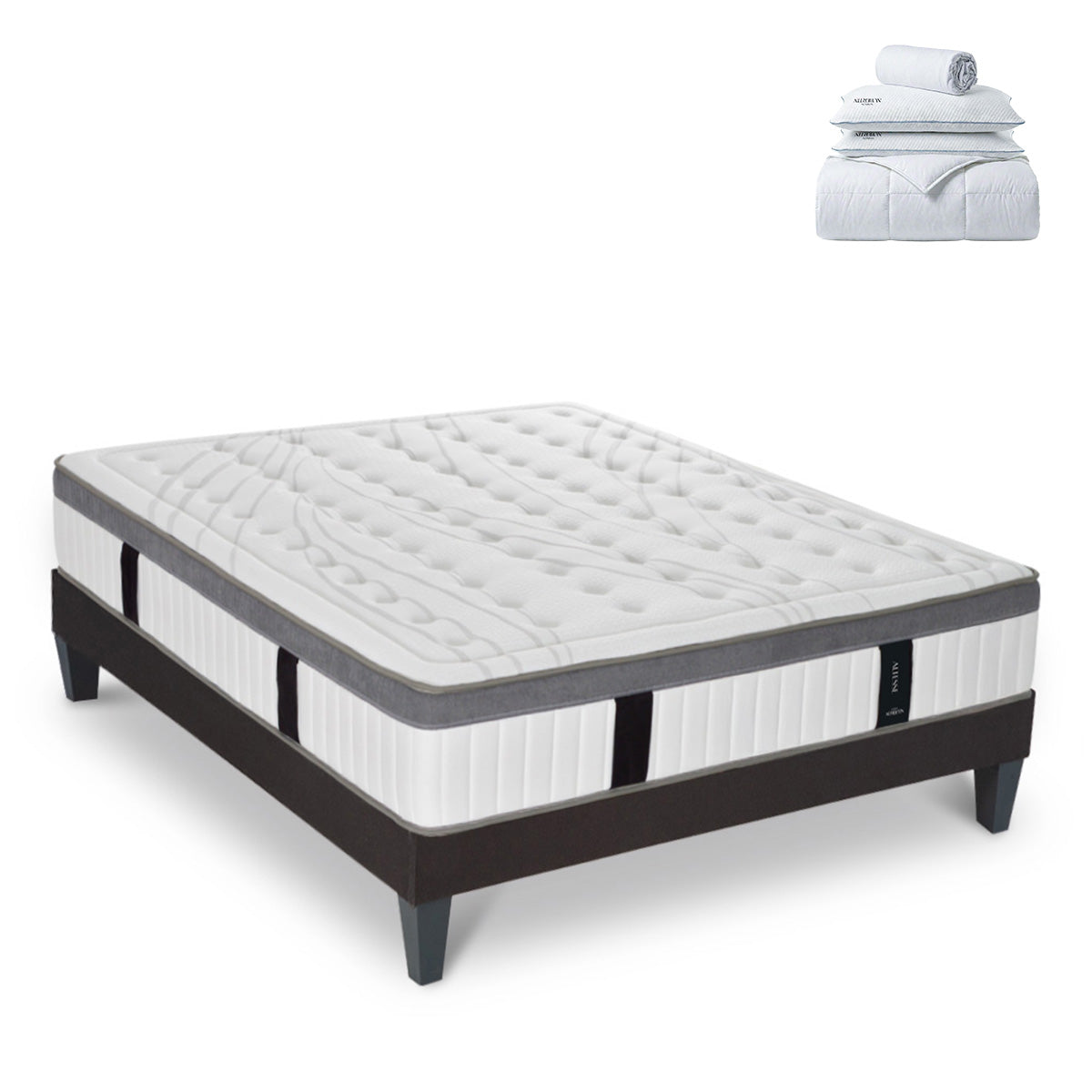 Prêt-à-dormir ALTESSE avec Sommier AURORE et Accessoires